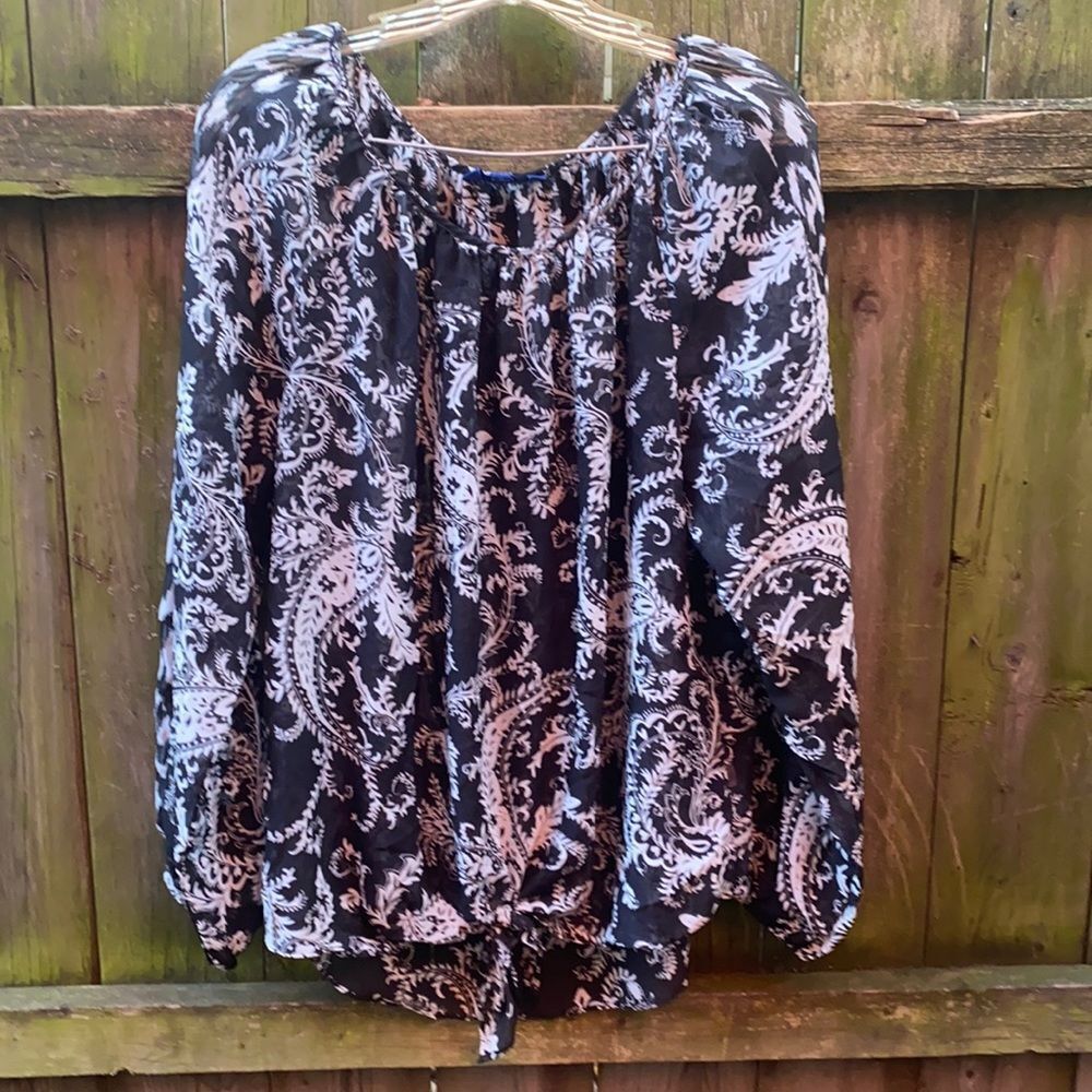 Apt.9 sheer top sz. XL